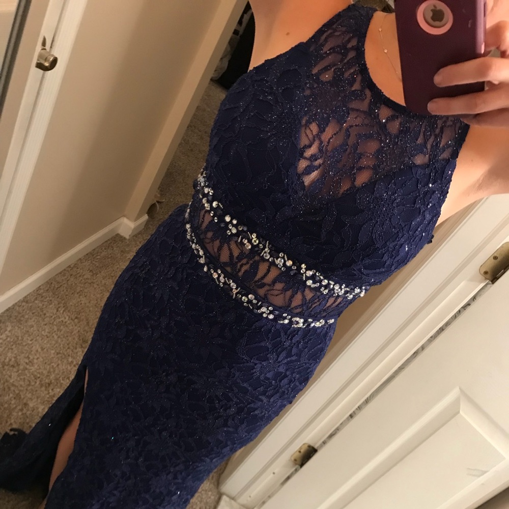 Stunning navy blue dress